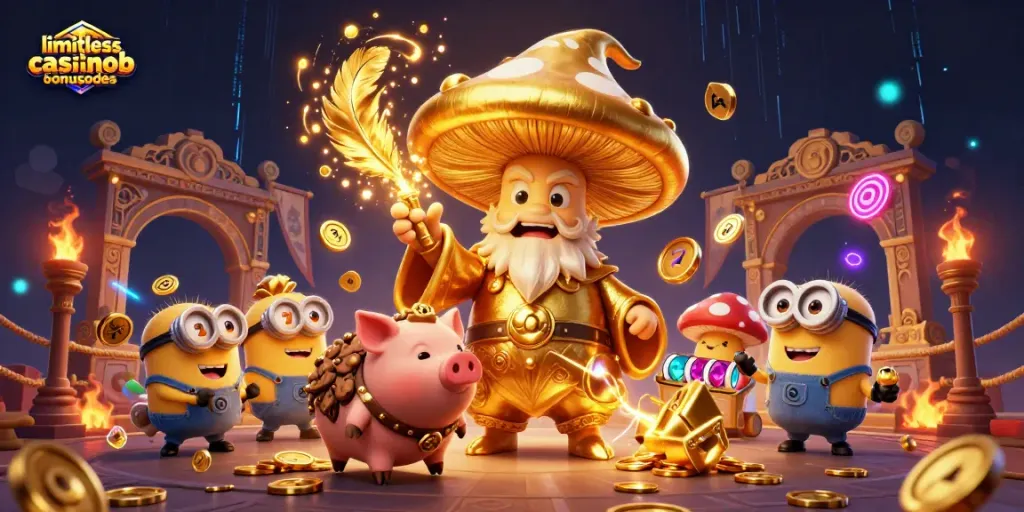 Play at limitlesscasinobonuscodes with an enchanting casino wizard and treasure features.