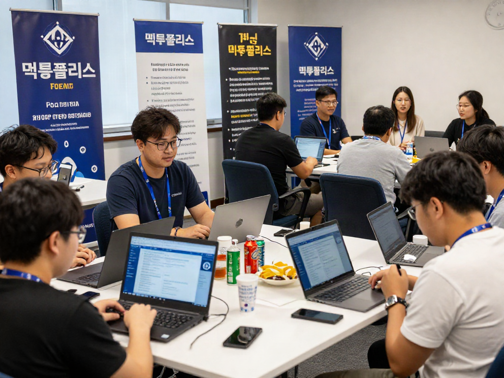 먹튀폴리스 검증 커뮤니티에서 회원들이 의견을 나누며 안전한 도박을 홍보하는 모습
