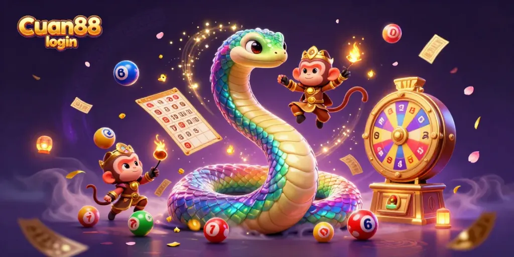 Engage with the cuan88 login and dive into an exciting, vibrant casino illustration.